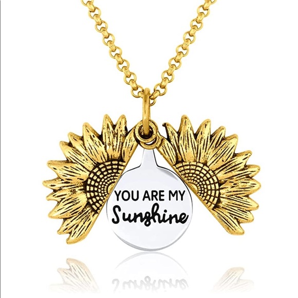 You Are My Sunshine Sunflower Locket - Picture 8 of 10